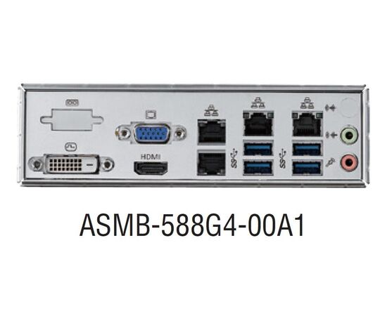 Материнская плата MicroATX для промышленного сервера на Core i Gen.12 (W680) с 4×LAN, 6×USB3.2, 5×SATA, 3×COM, 3×PCIe, Порты Gigabit TX: 4, фото 3  – ТА