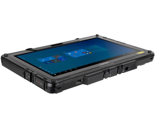 Взрывозащищенный 11.6" планшет Getac F110G6-Ex: Core i5-1135G7 16GB/256GB, WiFi + BT, дигитайзер, ATEX II 3G/3D, Win10, Установленный CPU: Intel Core i5-1135G7 до 4.2 ГГц, Установленное ОЗУ: 16 GB, Установленный накопитель: 256 GB NVMe, Модули связи: WiFi+BT, Доп. интерфейсы: −, Считыватели: −, Сканер штрихкодов: −, Батареи: 2×30.6 Wh, Веб-камера (фронтальная): Full HD, Установленная ОС: Windows 10 Pro x64 (Win11 Downgrade), Модификация: −, фото 4  – ТА