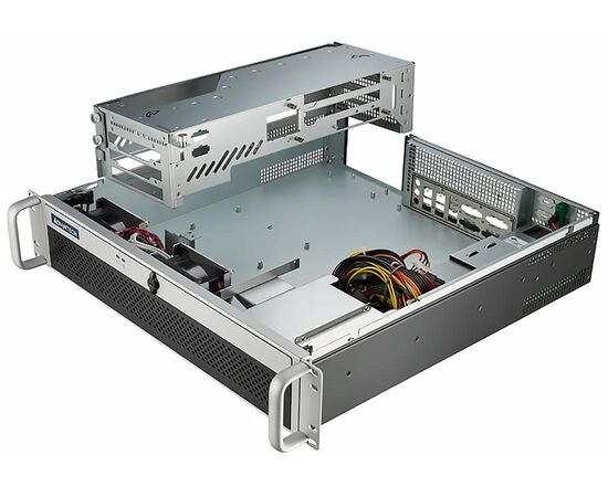 ACP-2020G, корпус 2U 19" для GPU-станции/сервера, для материнских плат ATX/MicroATX, БП 850 Вт, Цвет: черный, Комплектный блок питания: 850 Вт, Модификация: для материнских плат ATX, фото 7  – ТА