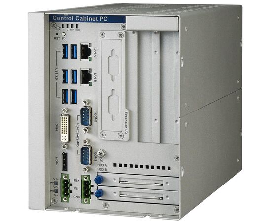 Промышленный безвентиляторный компьютер с Core i5-6442EQ, 8GB RAM и слотами PCI+PCIe, Установленный CPU: i5-6442EQ, Установленное ОЗУ: 8 GB, Модификация: 2 слота расширения, фото 3  – ТА