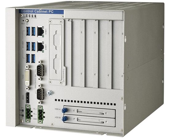 Промышленный безвентиляторный компьютер с Core i7-6822EQ, 8GB RAM и слотами 2×PCI + 2×PCIe, Установленный CPU: i7-6822EQ, Установленное ОЗУ: 8 GB, Модификация: 4 слота расширения, фото 3  – ТА