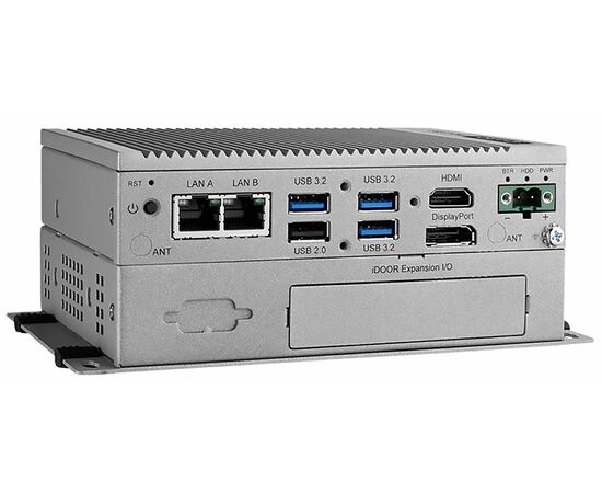 Встраиваемый безвентиляторный компьютер с Celeron J3455E, слотом iDoor, 4GB RAM, 4×COM, 4×USB, HDMI/DP++, Установленный CPU: Celeron J6412, Модификация: одноярусный, фото 5  – ТА