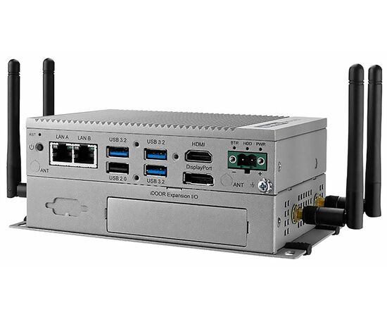 Встраиваемый безвентиляторный компьютер с Celeron J3455E, слотом iDoor, 4GB RAM, 4×COM, 4×USB, HDMI/DP++, Установленный CPU: Celeron J6412, Модификация: одноярусный, фото 6  – ТА