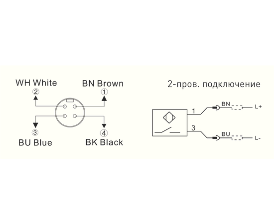Индуктивный датчик Ø34×81 (Sn=30 мм), 2-пров. DC "НО", 24 VDC, разъем M12, Тип напряжения: DC, Функция выхода: НО, Модификация: увеличенное Sn, Электрическое подключение: разъем M12, Длина кабеля: −, Рабочая температура: -25…+80°C, фото 3  – ТА
