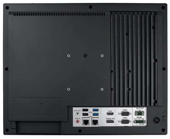 PPC-415 EHL: промышленный панельный компьютер 15" с Atom x6425E, 2×LAN, до 4×RS-232, 1×RS-422/485 с изоляцией, 4×USB, слот PCIe x1, резистивный сенсор, Диагональ экрана: 15", Сенсорный экран: аналоговый резистивный, Установленный CPU: Atom x6425E, фото 4  – ТА