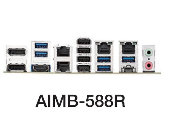 AIMB-588R: промышленная материнская плата ATX для Core i Gen.12 (Q670E/LGA1700) с 4×LAN, 6×COM, 8×SATA, 13×USB, quad display, Модификация: R680E, 4×LAN, 8×SATA (RAID), 13×USB, фото 4  – ТА