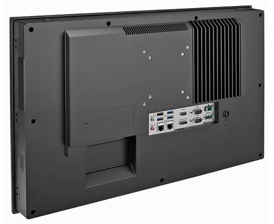 PPC-421W: промышленный панельный компьютер 21.5" с Core i3-1315URE, 2×LAN, до 4×RS-232, 1×RS-422/485 с изоляцией, 4×USB, слот PCIe x4, емкостный мульсенсорный экран, Диагональ экрана: 21.5", Сенсорный экран: ёмкостный мультисенсорный, Установленный CPU: i3-1315URE, фото 4  – ТА