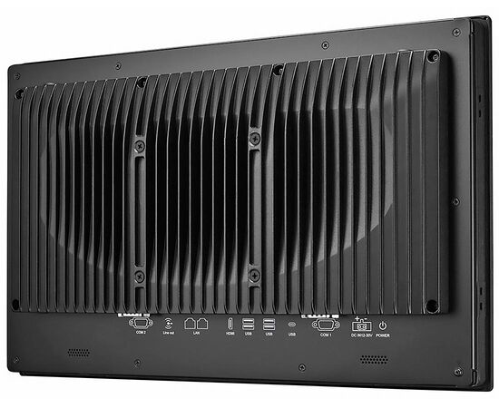 PPC-315W TGL: промышленный панельный компьютер 15.6" с Core i3-1115G4E, 2×LAN, 2×COM, до 7×USB и мультисенсорным экраном, Диагональ экрана: 15.6", Сенсорный экран: ёмкостный мультисенсорный, Установленный CPU: i3-1115G4E, фото 4  – ТА