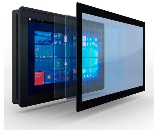 EPC-618 G2: промышленный панельный компьютер 18.5" с Celeron J6412, 8GB RAM / 128GB SSD, 2×LAN, 4×COM, 6×USB и мультисенсорным экраном, Диагональ экрана: 18.5", Установленный CPU: Celeron J6412, Установленное ОЗУ: 8 GB, Установленный накопитель: 128 GB M.2, фото 6  – ТА