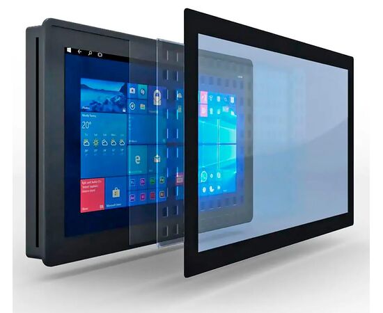 EPC-621 G2: промышленный панельный компьютер 21.5" с Celeron J6412, 8GB RAM / 128GB SSD, 2×LAN, 4×COM, 6×USB и мультисенсорным экраном, Диагональ экрана: 21.5", Установленный CPU: Celeron J6412, Установленное ОЗУ: 8 GB, Установленный накопитель: 128 GB M.2, фото 5  – ТА