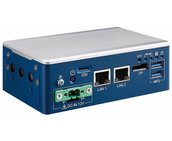 Встраиваемый безвентиляторный компьютер с Atom x6211E, 1×DP(4K), 2×LAN, 2×COM, 2×USB, фото 4  – ТА