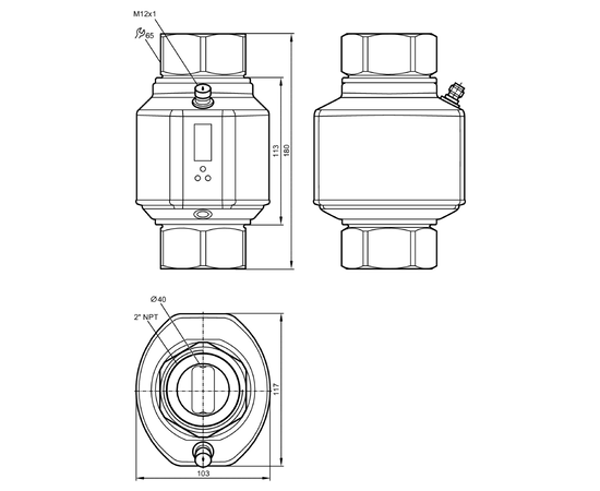 Датчик потока с контролем температуры, фото 4  – ТА