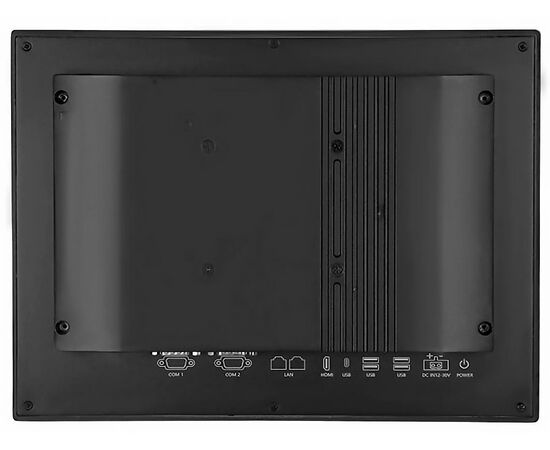 PPC-312 EHL: промышленный панельный компьютер 12.1" с Celeron J6412, 5×USB, 1×RS-232, 1×RS-232/422/485, 2×2.5GbE LAN (i225LM) и резистивным сенсорным экраном, Диагональ экрана: 12.1", Сенсорный экран: аналоговый резистивный, Установленный CPU: Celeron J6412, фото 4  – ТА