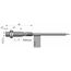 Индуктивный датчик M12×40 (Sn=2 мм), PNP "НО", 24 VDC, взрывозащита Ex mb IIC/IIIC, кабель 2 м со штуцером, −55…+60°C, Монтажное исполнение: утапливаемое, Функция выхода: НО, Электрическое исполнение: PNP, Модификация: Ex, от −55°C, Электрическое подключение: кабель со штуцером, фото 4  – ТА