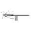 Индуктивный датчик M12×40 (Sn=2 мм), PNP "ИЛИ", 24 VDC, кабель 2 м, −25…+100°C, Монтажное исполнение: утапливаемое, Функция выхода: НО+НЗ, Электрическое исполнение: PNP, Модификация: до +100°C, Электрическое подключение: кабель, фото 4  – ТА