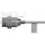 Индуктивный датчик M30×48 (Sn=15 мм), PNP "НО", 24 VDC, кабель 2 м, −25…+100°C, Монтажное исполнение: неутапливаемое, Функция выхода: НО, Электрическое исполнение: PNP, Модификация: до +100°C, Электрическое подключение: кабель, фото 4  – ТА