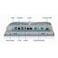 Промышленный панельный компьютер 10.1" с Celeron J6412, 4×USB, 2×RS-232/422/485, 3×2.5GbE LAN и мультисенсорным экраном, Диагональ экрана: 10.1", Соотношение сторон: 16:10, Сенсорный экран: ёмкостный мультисенсорный, Установленный CPU: Celeron J6412, Материал передней рамки: алюминий анодир., фото 6  – ТА