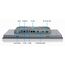 Промышленный панельный компьютер 15.6" с Celeron J6412, 4×USB, 2×RS-232/422/485, 3×2.5GbE LAN и мультисенсорным экраном, Диагональ экрана: 15.6", Соотношение сторон: 16:9, Сенсорный экран: ёмкостный мультисенсорный, Установленный CPU: Celeron J6412, Материал передней рамки: алюминий анодир., фото 5  – ТА
