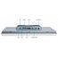 Промышленный панельный компьютер 23.8" с Core i3-8145U, 4×USB, 2×RS-232/422/485, 2×GbE LAN и мультисенсорным экраном, Диагональ экрана: 23.8", Соотношение сторон: 16:9, Сенсорный экран: ёмкостный мультисенсорный, Установленный CPU: i3-8145U, Материал передней рамки: алюминий анодир., фото 4  – ТА