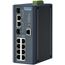 Промышленный управляемый L2 коммутатор: 8×Gigabit TX + 2×Gigabit TX/Combo SFP, −10…+60°С, Порты 10/100Base-TX: −, Порты Gigabit TX: 10 (8 + 2×TX/SFP Combo), Порты Gigabit оптика: Gigabit SFP (2 порта) / Combo TX, Рабочая температура: -10…+60°C  – ТА