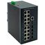 Управляемый промышленный L3 коммутатор Ethernet: 16 портов 10/100/1000TX + 4 порта 1G/10G SFP+, 2× 10…55 VDC, −40…+85°С  – ТА