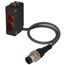 Диффузный датчик 32×20×11, 0…100 мм, PNP, маслонепроницаемый IP67G, выносной разъем M12  – ТА