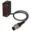 Рефлекторный датчик 32×20×11, 0…3 м, PNP, маслонепроницаемый IP67G, выносной разъем M12  – ТА