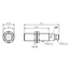 Индуктивный датчик M18×87 (Sn=5 мм), PNP "НО", 24 VDC, разъем M12, Тип напряжения: DC, Типоразмер корпуса: M18, Монтажное исполнение: утапливаемое, Функция выхода: НО, Электрическое исполнение: PNP, Модификация: длинный корпус, Электрическое подключение: разъем M12, Длина кабеля: −, фото 2  – ТА