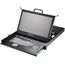 19" KVM консоль управления AMK508: монитор 17.3" FullHD + клавиатура с тачпадом, KVM 8 портов VGA+USB/PS2 Combo, single rail, Яркость: 300 нит, Сенсорный экран: нет, Интерфейс: VGA+USB, KVM-переключатель: 8 портов, Питание: 220 VAC  – ТА