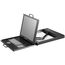 19" KVM консоль управления AMK701: сенсорный монитор 17" + клавиатура с тачпадом, 1 вход DVI+USB (без KVM), dual rail  – ТА