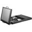19" KVM консоль управления AMK708: монитор 17" + клавиатура с тачпадом, KVM 8 портов DVI+USB, dual rail  – ТА