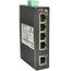 EX42005, промышленный неуправляемый коммутатор, 5 портов 10/100TX, −10…+60°С, Порты 10/100Base-TX: 5, Порты 100Mbit оптика: −, Дальность передачи FX: −, Оптические разъемы FX: −, Рабочая температура: -10…+60°C  – ТА