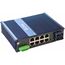 Промышленный smart-коммутатор Ethernet: 8 портов 10/100/1000TX + 2 порта 100/1000 SM 20км SC, 2× 10…55 VDC, −40…+85°С, фото 3  – ТА