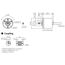 Энкодер Ø30 с валом Ø4, 3000 имп/об, Totem Pole (3 фазы), 12…24 VDC, разъем, фото 2  – ТА