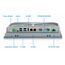 Промышленный панельный компьютер 10.1" с Celeron J1900, 4×USB, 2×RS-232/422/485, 2×GbE LAN и мультисенсорным экраном, Диагональ экрана: 10.1", Соотношение сторон: 16:10, Сенсорный экран: ёмкостный, Установленный CPU: Celeron J1900, Материал передней рамки: алюминий анодир., фото 4  – ТА