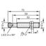 Индуктивный датчик M12×70 (Sn=4 мм), PNP "НО", разъем M12, фото 2  – ТА