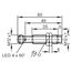 Индуктивный датчик M12×60 (Sn=7 мм), AS-i, разъем M12, фото 2  – ТА