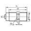 Индуктивный датчик M30×70 (Sn=10 мм), PNP "НО", 24 VDC, кабель 5 м, высокотемпературный 0…180°С, фото 2  – ТА