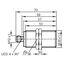 Индуктивный датчик M30×70 (Sn=15 мм), PNP "НО", 24 VDC, разъем M12, нерж.сталь, фото 2  – ТА