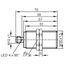 Индуктивный датчик M30×70 (Sn=10 мм), PNP "НО", 24 VDC, разъем M12, нерж.сталь, фото 2  – ТА