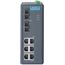Коммутатор 6×Gigabit TX + 2×Gigabit LX SM 10км SC, −10…+60°С, Порты Gigabit TX: 6, Порты Gigabit оптика: Single-mode LX (2 порта), Дальность передачи SX/LX/BX: 10 км, Оптические разъемы SX/LX/BX: SC, Рабочая температура: -40…+75°C, фото 2  – ТА