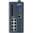 Промышленный управляемый L2 коммутатор: 8×Gigabit TX + 4×Gigabit SFP, −40…+75°С, Порты 10/100Base-TX: −, Порты Gigabit TX: 8, Порты Gigabit оптика: Gigabit SFP (4 порта), Рабочая температура: -40…+75°C, фото 2  – ТА