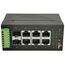 Неуправляемый коммутатор OttoE: 6 портов 10/100/1000TX + 2 порта 100/1000-SFP, −10…+60°С, Порты 10/100Base-TX: −, Порты Gigabit TX: 6, Порты 100Mbit оптика: −, Порты Gigabit оптика: Gigabit SFP (2 порта), Рабочая температура: -10…+60°C, фото 3  – ТА