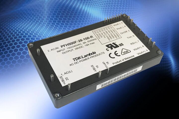 Новые AC-DC модули серии PFH TDK-Lambda