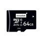 Карта памяти MicroSD 64GB, серия 3TE4 (TLC BiCS5), UHS I, −40…+85°C, Объем: 64 GB, Рабочая температура: -40…+85°C, Чипы флэш-памяти: Innodisk BiCS5  – ТА