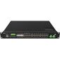 Управляемый промышленный L2+ коммутатор Ethernet: 16 портов 1G TX + 8 портов 1000 SFP/TX + 4 порта 1G/2.5G/10G SFP+, −40…+ 80°С  – ТА