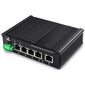 Неуправляемый промышленный коммутатор Ethernet: 5 портов 10/100/1000TX, 2× 10…58 VDC, −40…+85°С  – ТА
