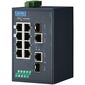 Промышленный управляемый коммутатор с ProfiNet, MRP (slave) и резервированием, 8×100TX + 2×Gigabit SFP/Combo TX, −40…+75°С  – ТА