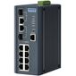 Промышленный управляемый L2 коммутатор: 8×Gigabit TX + 2×Gigabit TX/Combo SFP, −10…+60°С, Порты 10/100Base-TX: −, Порты Gigabit TX: 10 (8 + 2×TX/SFP Combo), Порты Gigabit оптика: Gigabit SFP (2 порта) / Combo TX, Рабочая температура: -10…+60°C  – ТА