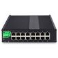 Неуправляемый промышленный коммутатор Ethernet: 16 портов 10/100/1000TX, 2× 10…58 VDC, −40…+85°С  – ТА